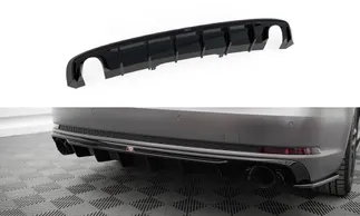 Maxton Design Rear Valance For B9 Audi S4 / A4 S-Line (Single Tips)